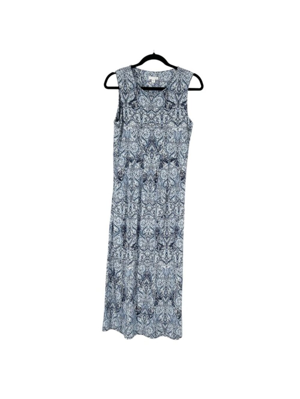 J. Jill Blue Paisley Maxi Dress Small